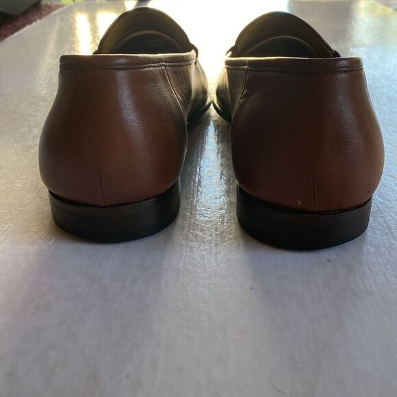 Magnanni Chestnut Leather Tassel Loafers main image 7